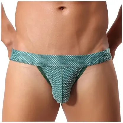 High Quality Sexy Men's Thong Underwear Low-rise Mens Thong Hot Fashionable Sexy Gay Men Underwear-RANBAO