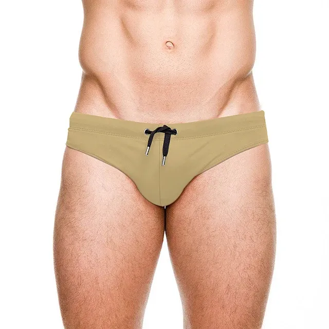 Ranbao Swimwear Brief Custom Sexy Bathing Suit Swimming Costume for Mens Male Men's Gay Swimsuit Sheer Clothes Swim Briefs Men-RANBAO