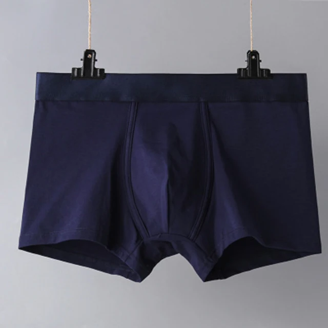 Best Seller Classic Solid Penis Boxer Underwear for Men Moisture Wicking Men'S Inner Wear Boxers-RANBAO