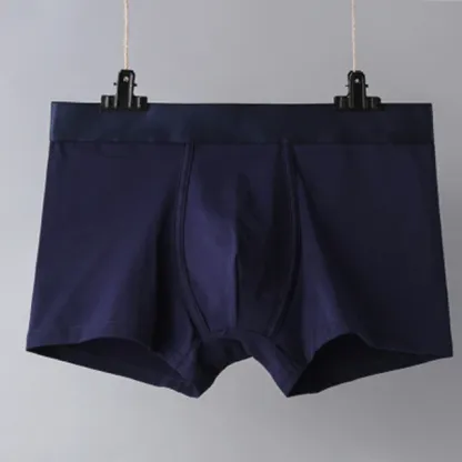 Best Seller Classic Solid Penis Boxer Underwear for Men Moisture Wicking Men'S Inner Wear Boxers-RANBAO