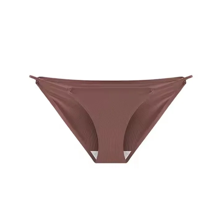 Women's Comfortable Panties Cotton Ladies Low Cut Everyday Underwear Soft ThinTriangle Bikini Sexy Underpants-RANBAO