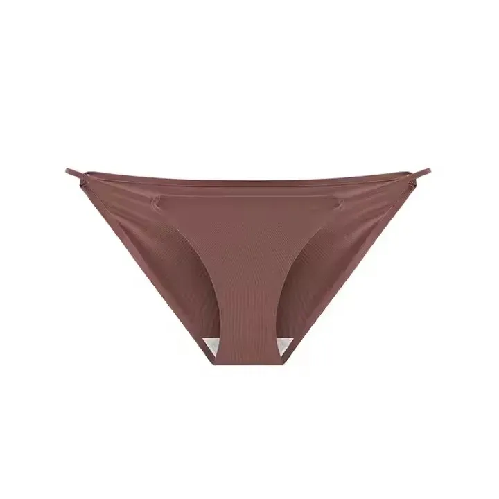 Women's Comfortable Panties Cotton Ladies Low Cut Everyday Underwear Soft ThinTriangle Bikini Sexy Underpants-RANBAO