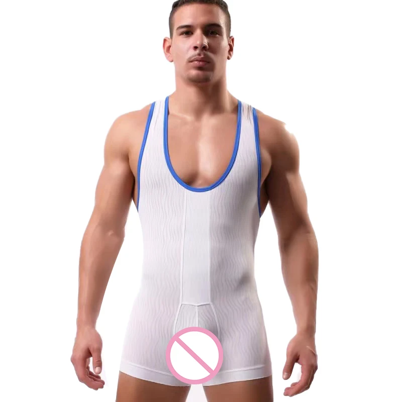 Newest Design Bodysuits Elegant Gay Sexy Bodysuits Date Night Cotton Erotic Bodysuits Lingerie-RANBAO