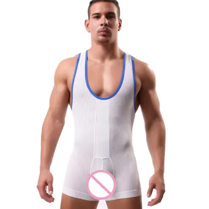 Newest Design Bodysuits Elegant Gay Sexy Bodysuits Date Night Cotton Erotic Bodysuits Lingerie-RANBAO