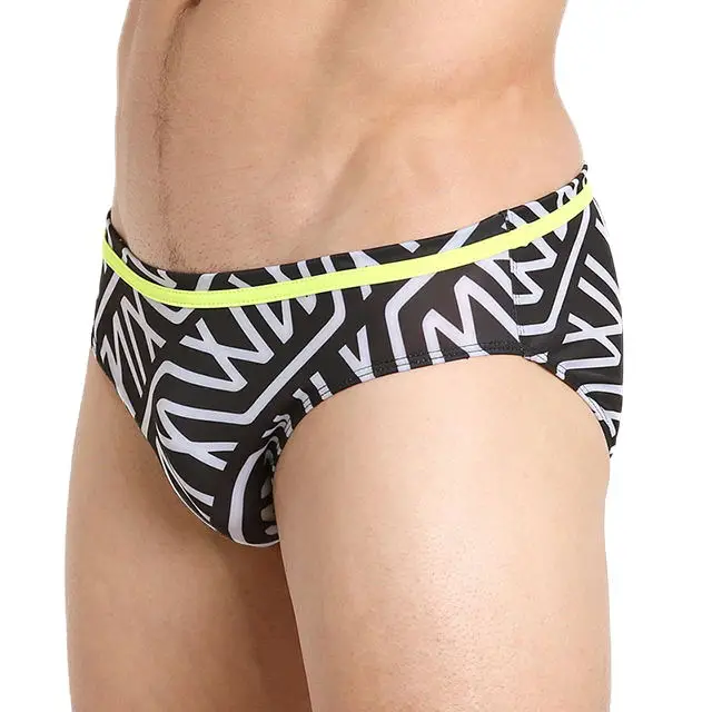 Best Quality Men's Swimwear Briefs Plus Size Mens Swim Brief Low-rise Nylon Cool Designer Swim-RANBAO