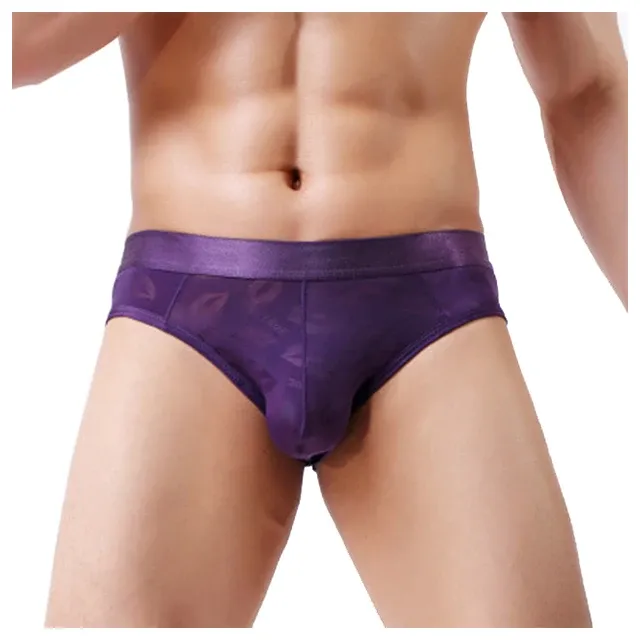 Wholesale Breathable Mesh New Pattern Big Bulge Sexy Inner Wear Gay Man Mature Stretch Male Panties Briefs-RANBAO