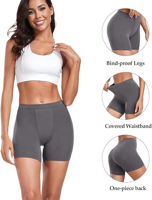 Ranbao Factory Wholesale Soft Breathable Microfiber Boxer Briefs Underwear Women's Modal Boy Shorts Panties-RANBAO