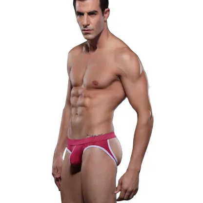 Hot Sale Breathable Mesh Big Bulge Pouch Gay Man Panties Sexy Mens Underwear Boy Sexy Underwear Jockstrap-RANBAO
