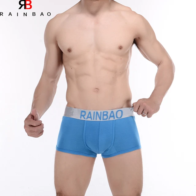 Best Seller Mature Charming Classic Solid Ribbed Male Penis Underwear Big Bulge Men'S Sexy Briefs & Boxers-RANBAO