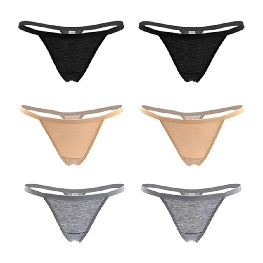 Wholesale Custom LOGO Printed Lingerie Teenage Girls Sexy Low Waist Panties G-String Underwear Seamless Women Underwear Thongs-RANBAO