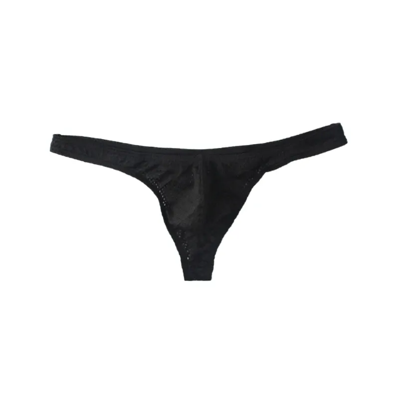 G-string Panties Cotton Underwear Men Sexy Panties Women Underpants Thongs Solid Color Briefs OEM Service-RANBAO