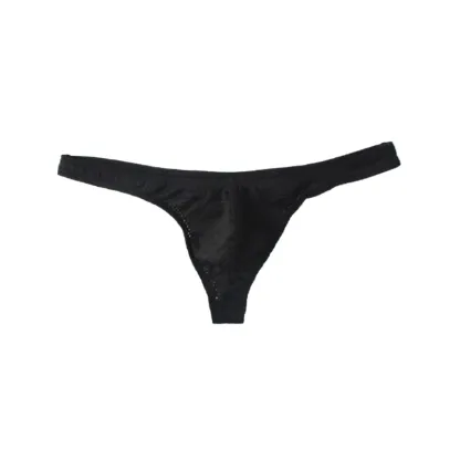 G-string Panties Cotton Underwear Men Sexy Panties Women Underpants Thongs Solid Color Briefs OEM Service-RANBAO