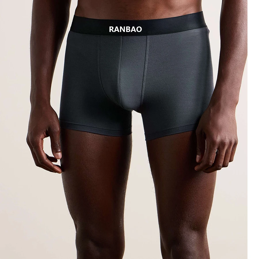 OEM Manufacturer Custom Micro comfort Touch Stretch Jersey Boxer Briefs-RANBAO