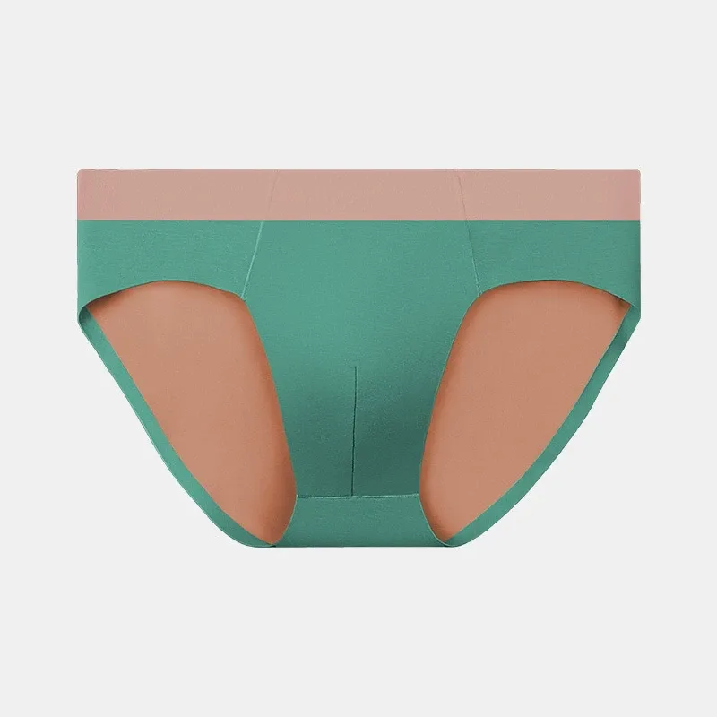 Custom Logo Men's Boxer Briefs High Elasticity Breathable Modal Seamless Thin Trunks 100 Yarns Mid-Rise Underwear Panties-RANBAO