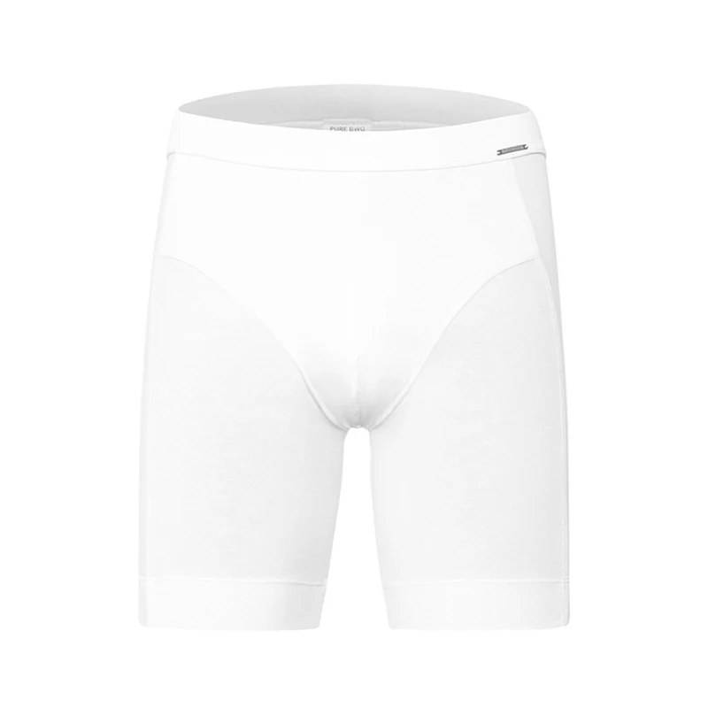 Custom Long Plain White Mature Men's Briefs Boxers Underwear Moisture Wicking Men Boxers Underwear-RANBAO