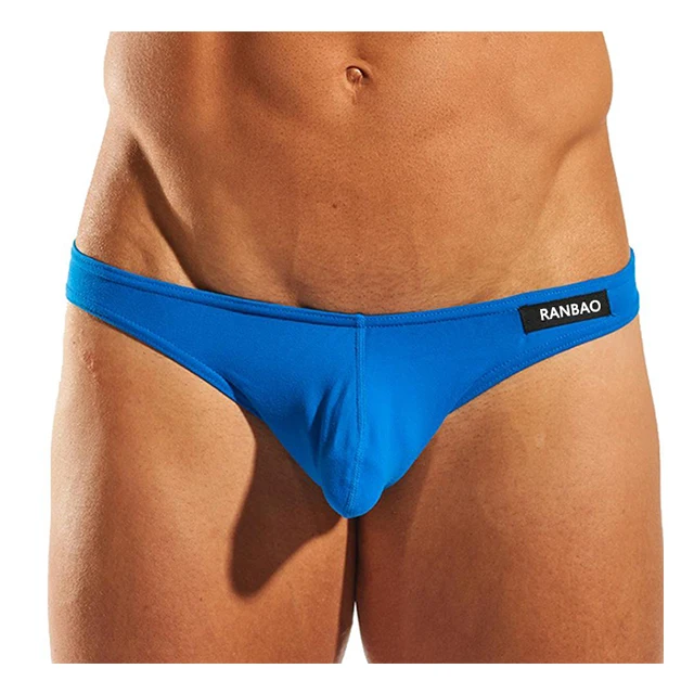 Classic Solid Low Rise Waist Men'S Briefs & Boxers Custom Private Label Sexy Underwear for Man-RANBAO