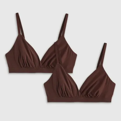 OEKO-TEX Standard 100 High Quality Second Skin Ultimate Crossover Bralette Made in China-RANBAO