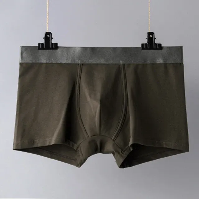 Best Seller Classic Solid Penis Boxer Underwear for Men Moisture Wicking Men'S Inner Wear Boxers-RANBAO