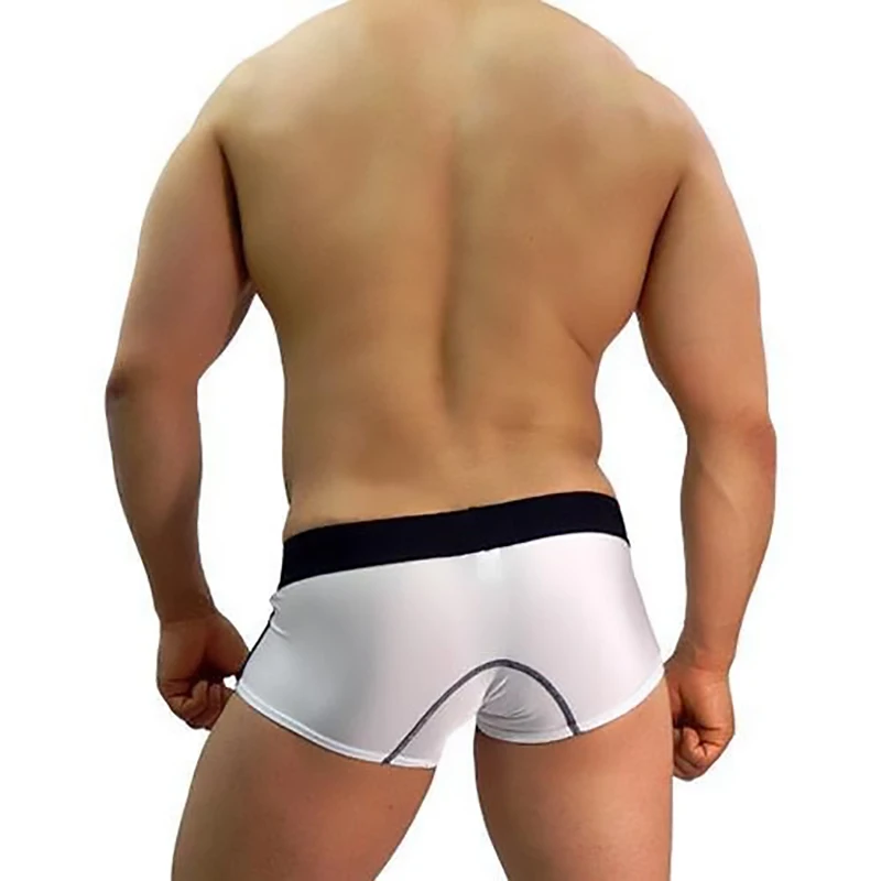 Men's Lingerie Panties Mens Trunk Modal Men Boxer Brief Underwear Briefs Custom-RANBAO