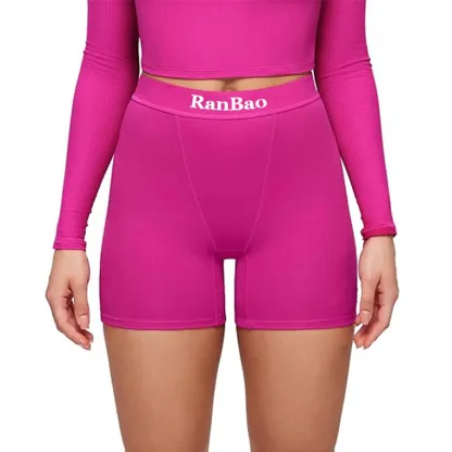 Customized Stretch Cotton Underwear High Waisted Panty Women's Boxer Boy Shorts Briefs-RANBAO