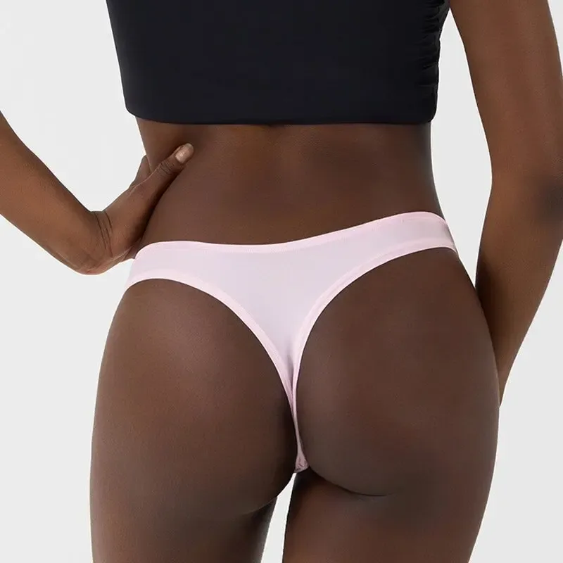 Yoga Body Shaper Underwear Women Sexy Thong Panties MID Rise Invisible Briefs Fitness Wear Women Breathable Comfort Underpants-RANBAO