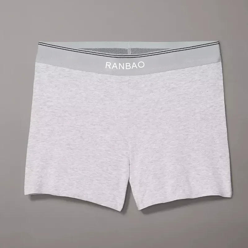 Custom Machine Washable Pima Cotton Elastane Women's Athletic Boyshorts-RANBAO