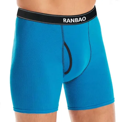 Custom High Quality Soft Breathable Moisture Assorted Large Boxer Brief-RANBAO