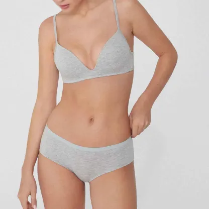 High Quality Women Sports Lingerie Custom Seamless Panty Underwear for Women Cotton Boxer Briefs Mid-Rise Seamless Knickers-RANBAO