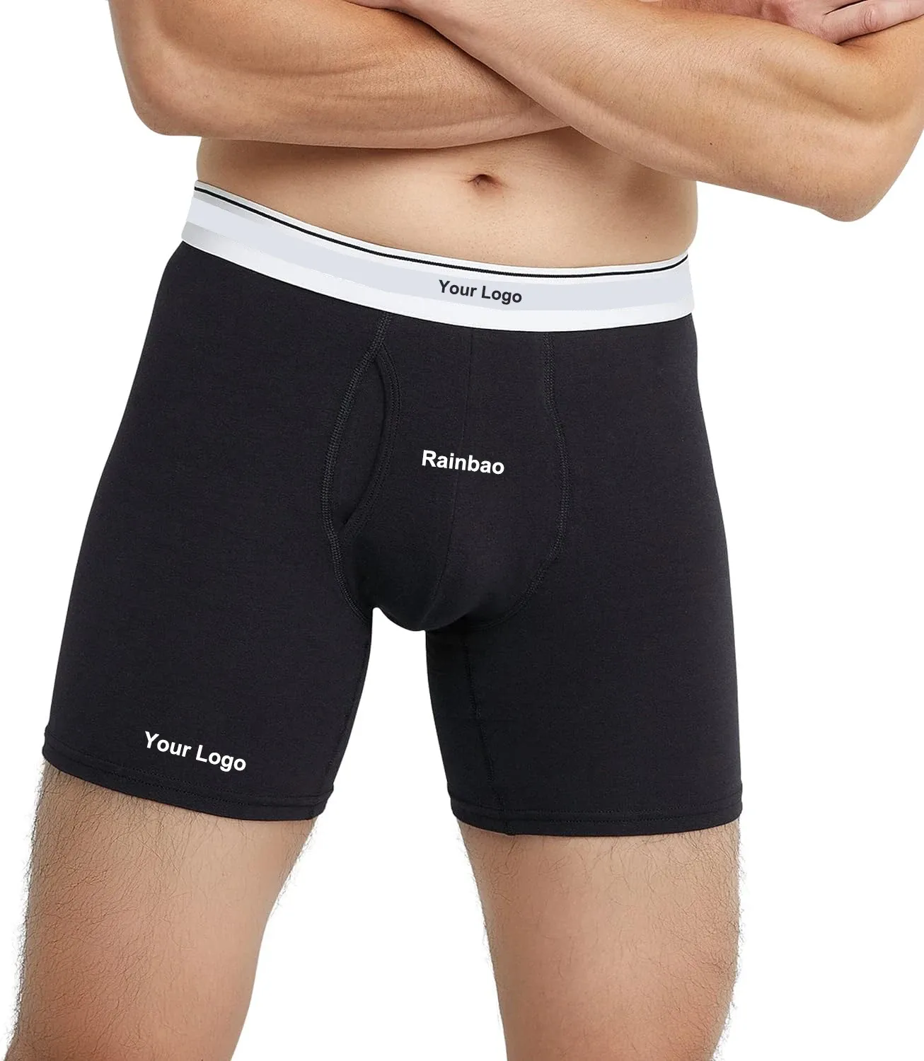 OEM Factory Originals Men's Boxer Briefs Trunks Stretch Cotton Moisture Wicking Modern Fit Low Mid-Rise Breathable Underwear-RANBAO