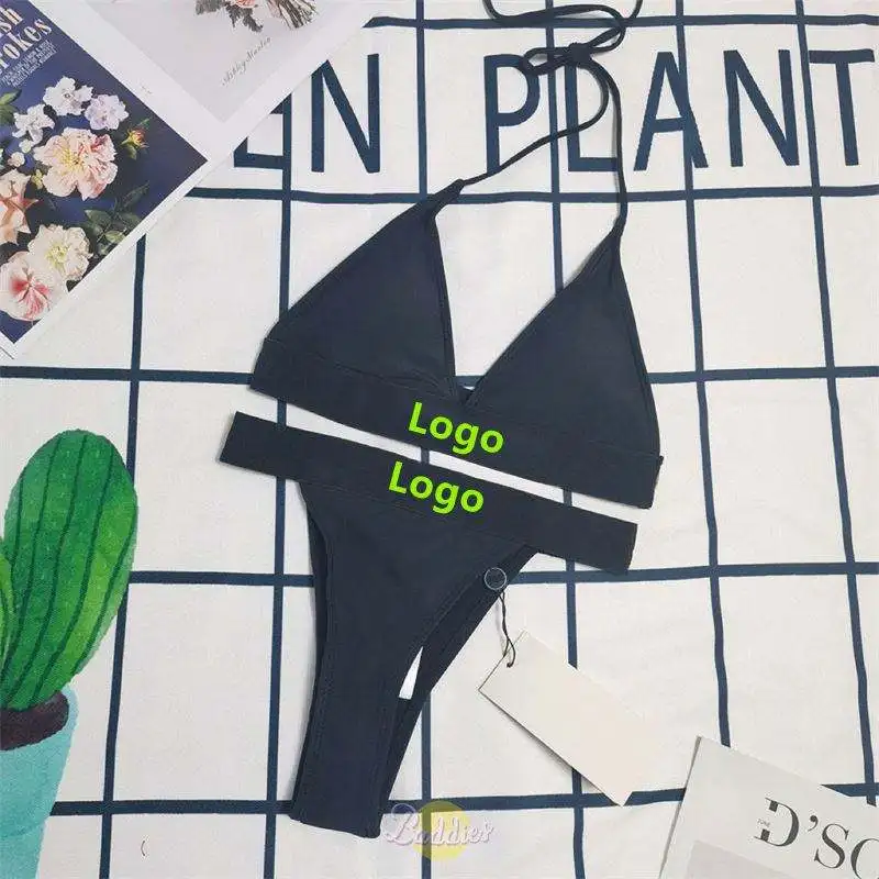 Designer Plus Size Fashion Sports Women Stylish Swimsuit Bra Bikini Brief Sets-RANBAO