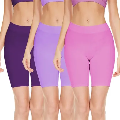 Customized Underwear Anti Chafing Panties Bike Cotton Women's Boxer Briefs Boy Shorts BoyShorts-RANBAO