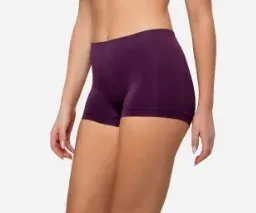 Women's Mid-High Rise Bamboo Boxer Briefs Sporty Style Boyshort Underwear with Logo on Waist Soft Stretch Panties-RANBAO