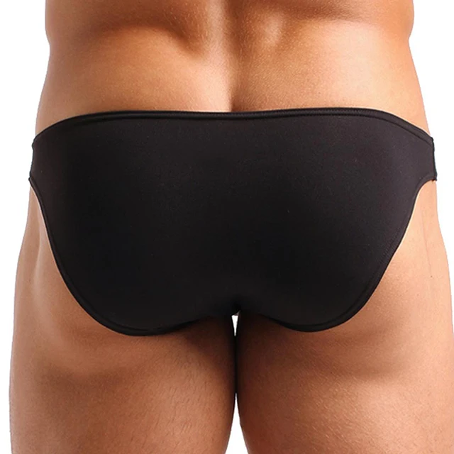 Classic Solid Low Rise Waist Men'S Briefs & Boxers Custom Private Label Sexy Underwear for Man-RANBAO
