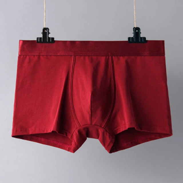 Best Seller Classic Solid Penis Boxer Underwear for Men Moisture Wicking Men'S Inner Wear Boxers-RANBAO