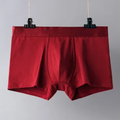 Best Seller Classic Solid Penis Boxer Underwear for Men Moisture Wicking Men'S Inner Wear Boxers-RANBAO