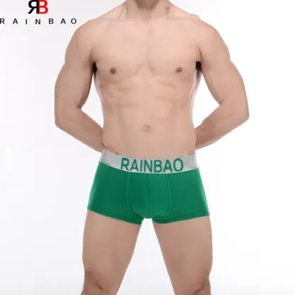 Best Seller Mature Charming Classic Solid Ribbed Male Penis Underwear Big Bulge Men'S Sexy Briefs & Boxers-RANBAO