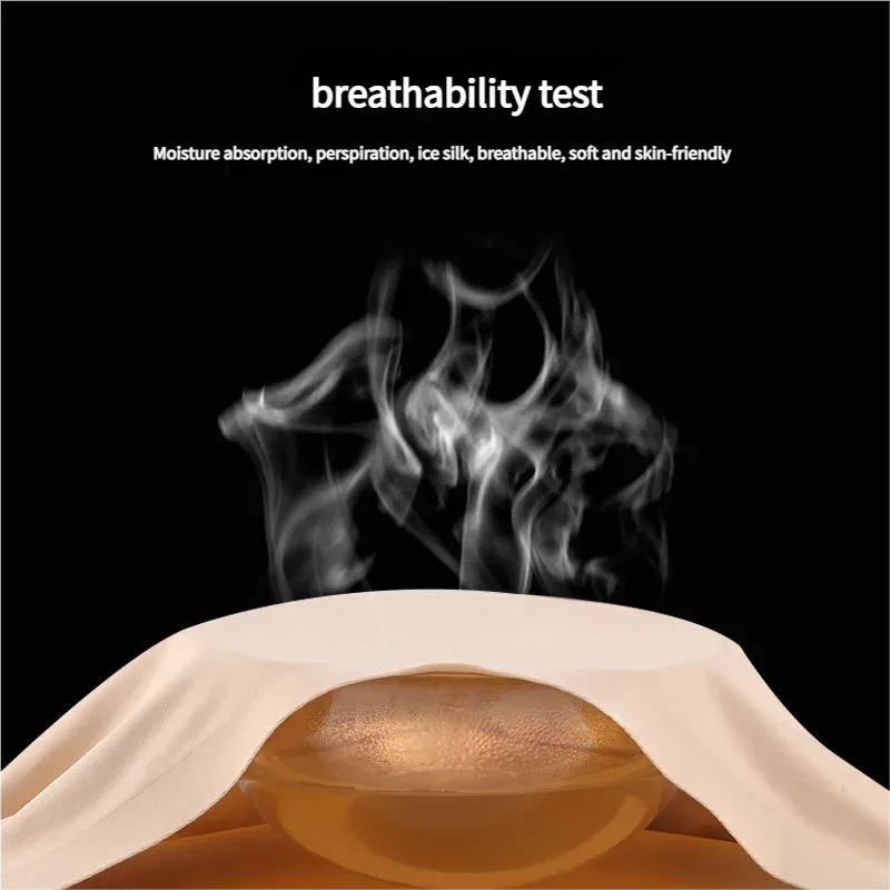 Customized Summer Thin Underwear Ice Silk Seamless Panties Women Mid-Waist Boxer Cotton Crotch Boyshorts-RANBAO