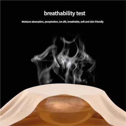 Customized Summer Thin Underwear Ice Silk Seamless Panties Women Mid-Waist Boxer Cotton Crotch Boyshorts-RANBAO