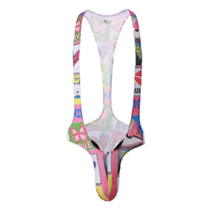 Top Selling Mens Bodysuits Dressy Gay Cute Mens Sexy Bodysuits Print Patterns Bodysuits Plus Size-RANBAO