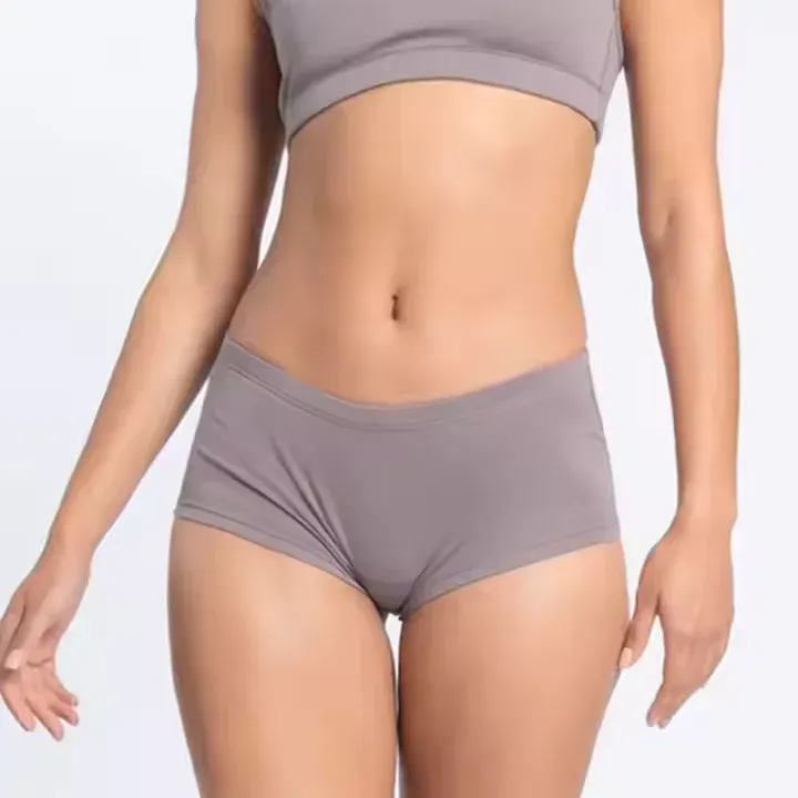 Custom Comfy  Luxuriously Sustainable  Women's Pima Cotton Ultra Bodyshorts Body legs Tagans-RANBAO