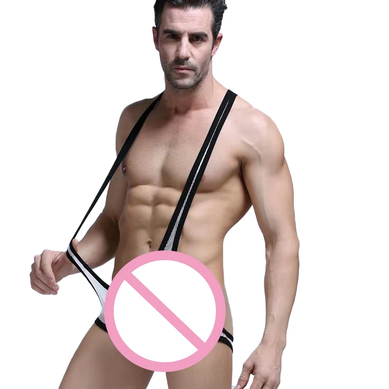 Factory Direct Supply Bodysuit Mens Mixed Colors Gay Mens Bodysuit Mesh Mens Sexy Underwear-RANBAO