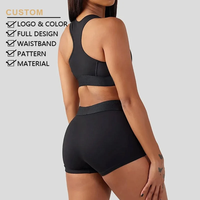 ProLuxe Active Performance Bra Brushed Lining XS-XL Sizes Soft Cotton Padded Sport Bra Compressive Front Panel Print Pattern-RANBAO