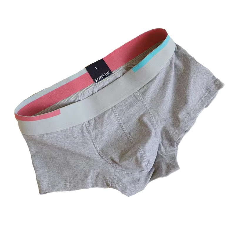 Popular Men Underwear Boxer Mid-rise Cotton Mens Underwear Custom Logo Mens Boxer Briefs-RANBAO