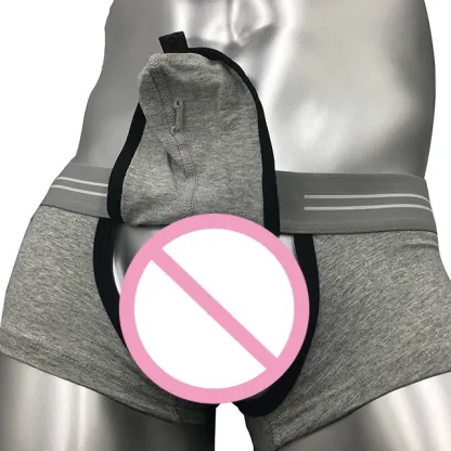 New Arrival Front Crotch Open Gay Man Hot Sexy Penis Inner Wear Wide Flex Waistband Men'S Briefs & Boxers-RANBAO