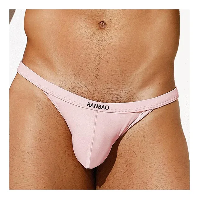 Custom Private Label Sexy G-String Men'S Briefs & Boxers Soft Comfortable Breathable Smooth Male Inner Wear Brief-RANBAO