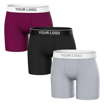 Comfortable Baller 5 Inch Boyshorts Panties Soft Chafing-Free No Roll Inseam Briefs Underwear Womens Boxer-RANBAO