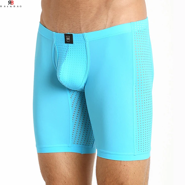 Manufacture Supply Classic Front Open Male Penis Underwear New Arrival Long Leg Design Men'S Briefs & Boxers-RANBAO
