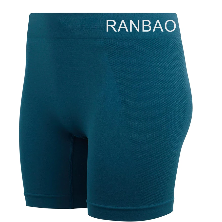 OEM Factory Custom 3XL Women Nylon Spandex Long Leg Boyshorts Panties With Comfortable+-RANBAO