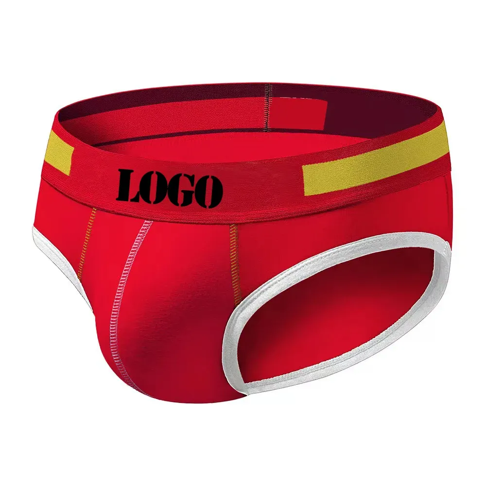 Best Quality Men's Briefs Mixed Colors Cotton Men's Underwear Low-rise Large Pouch Briefs for Men-RANBAO