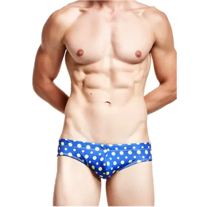 Newest High Quality Mens Swim Trunks Print Pattern Custom Swimwear Men Low-rise Men Cool Swimsuit-RANBAO